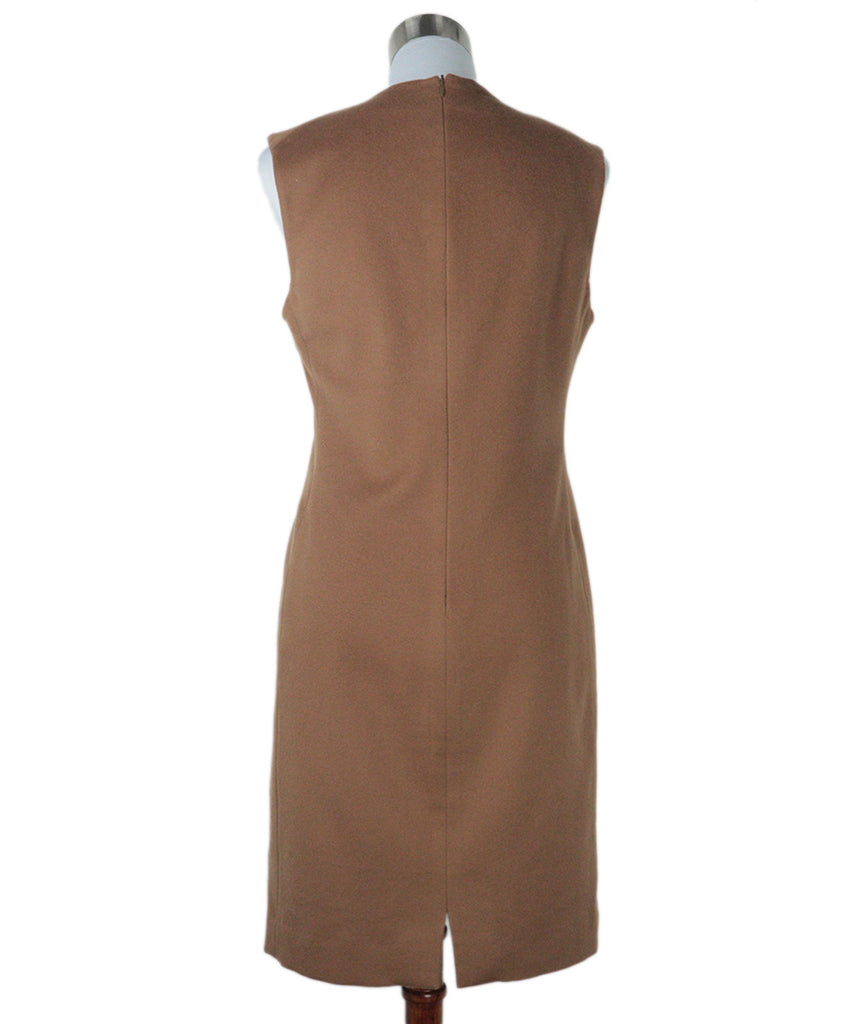 Loro Piana Tobacco Cashmere Dress sz 8 - Michael's Consignment NYC