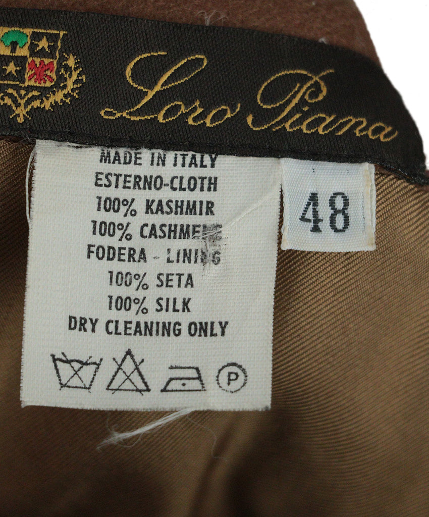 Loro Piana Tobacco Cashmere Dress sz 8 - Michael's Consignment NYC