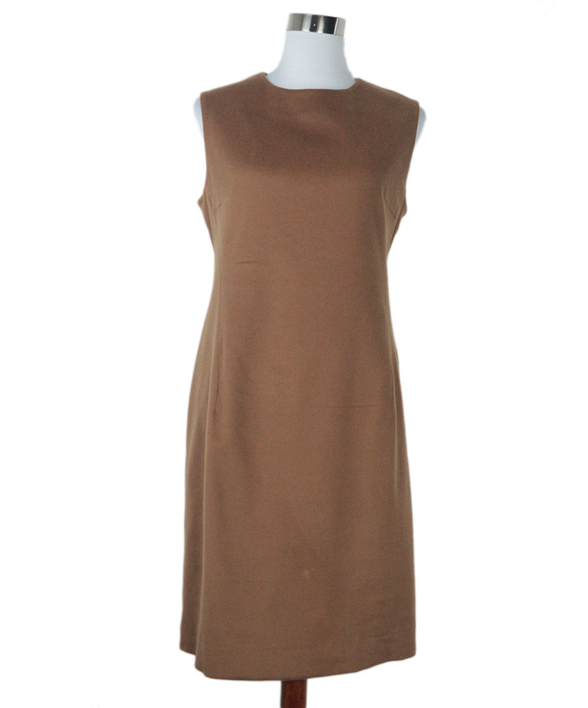 Loro Piana Tobacco Cashmere Dress sz 8 - Michael's Consignment NYC
