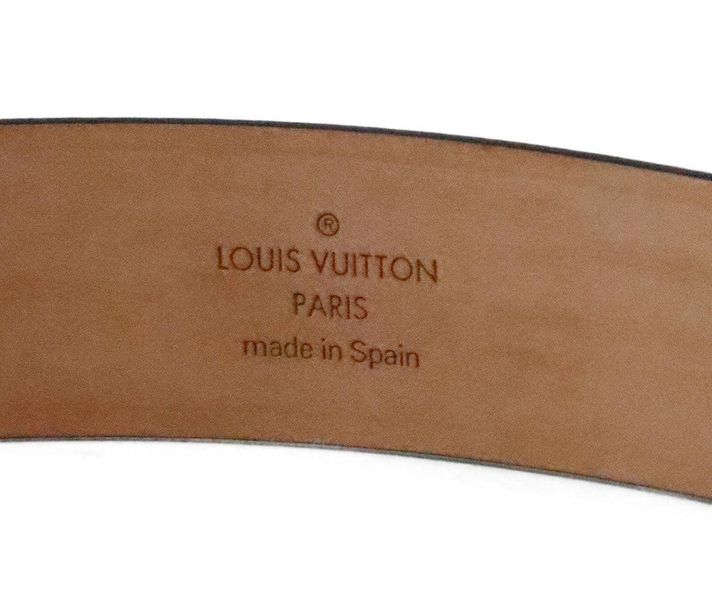 Louis Vuitton Black Leather Belt - Michael's Consignment NYC