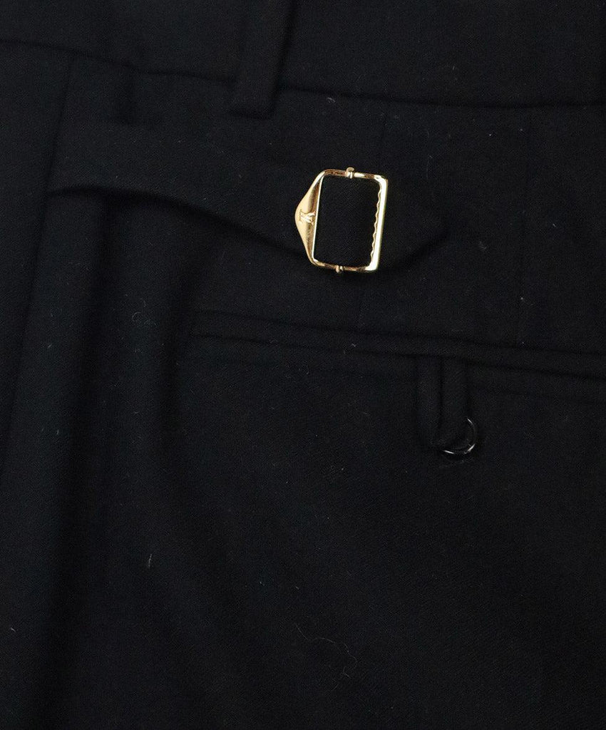 Louis Vuitton Black Wool Pants sz 4 - Michael's Consignment NYC