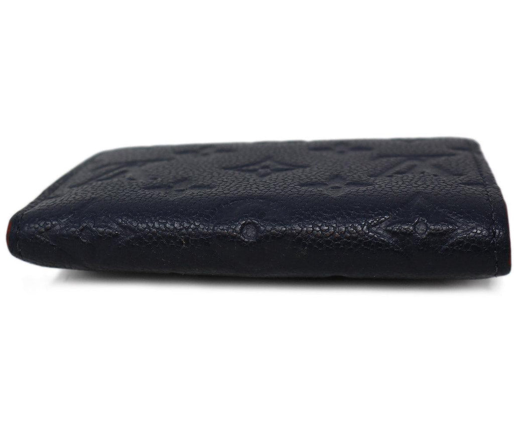 Louis Vuitton Navy Monogram Leather Wallet - Michael's Consignment NYC