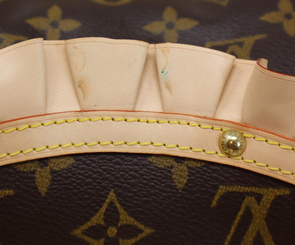 Louis Vuitton Tan & Brown Monogram Leonor Bag - Michael's Consignment NYC
