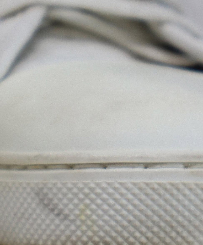 Louis Vuitton White Leather Sneakers sz 5.5 - Michael's Consignment NYC