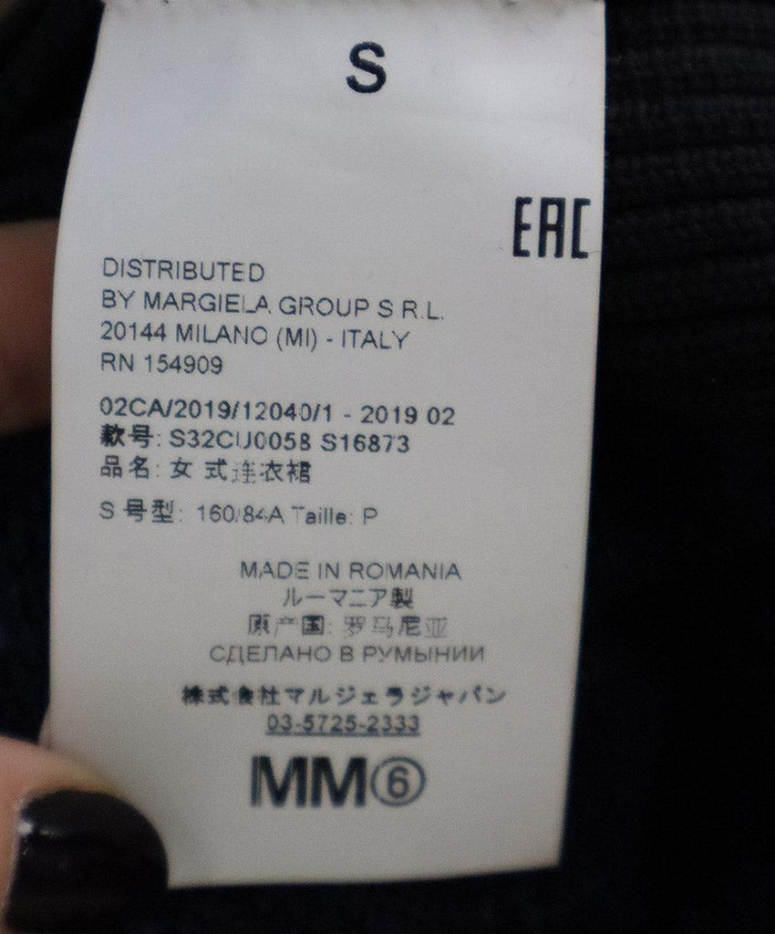 Maison Margiela Navy & Black Wool Dress sz 8 - Michael's Consignment NYC