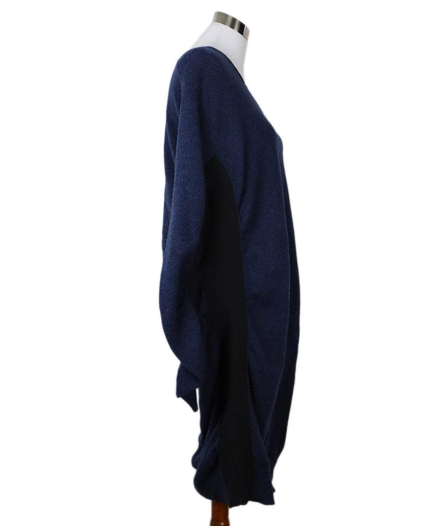 Maison Margiela Navy & Black Wool Dress sz 8 - Michael's Consignment NYC