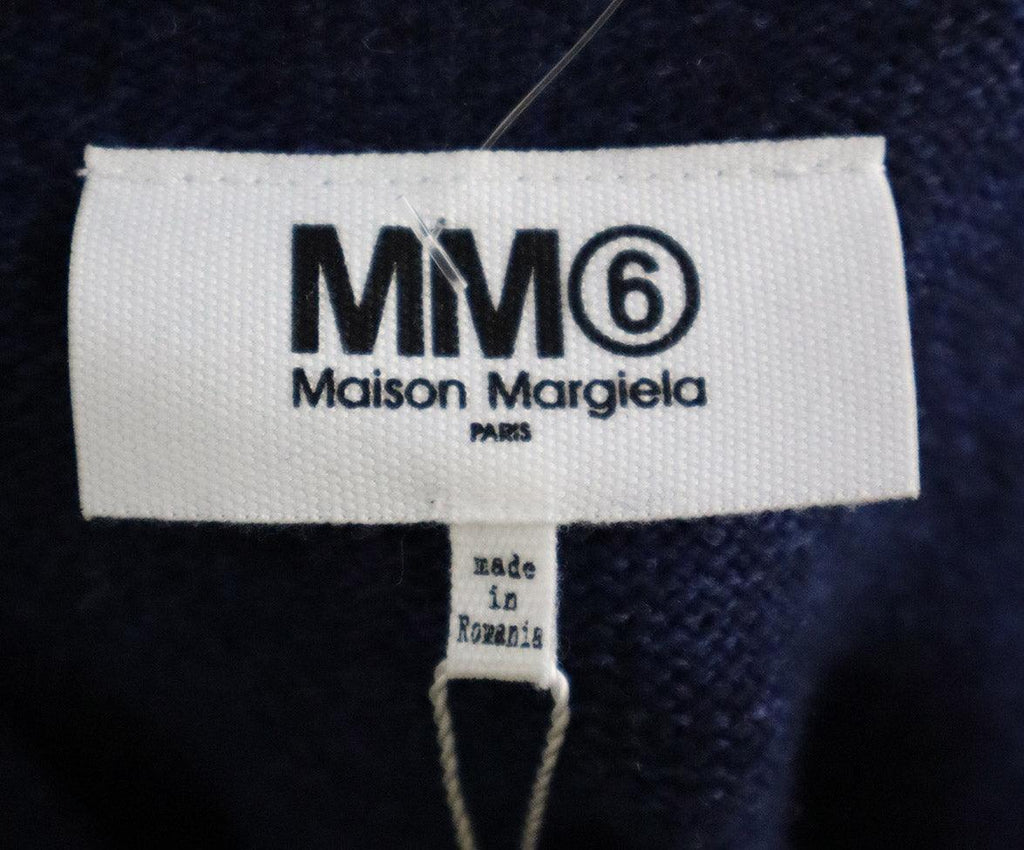 Maison Margiela Navy & Black Wool Dress sz 8 - Michael's Consignment NYC