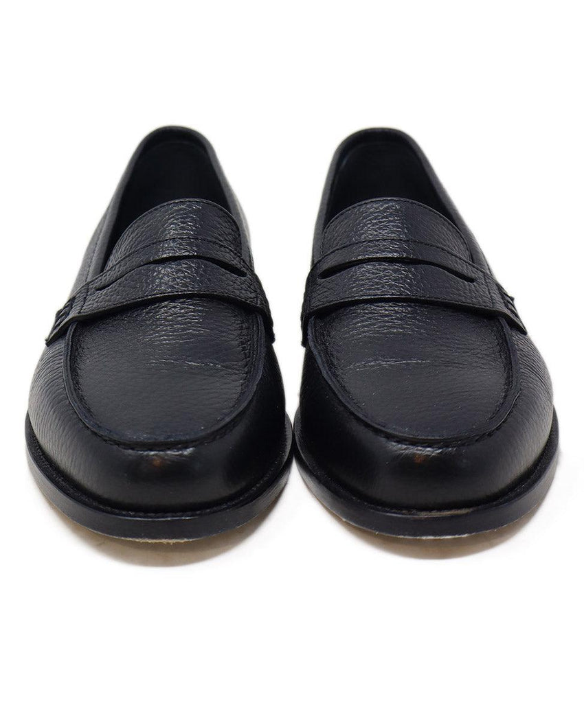 Manolo Blahnik Black Leather Loafers sz 9 - Michael's Consignment NYC