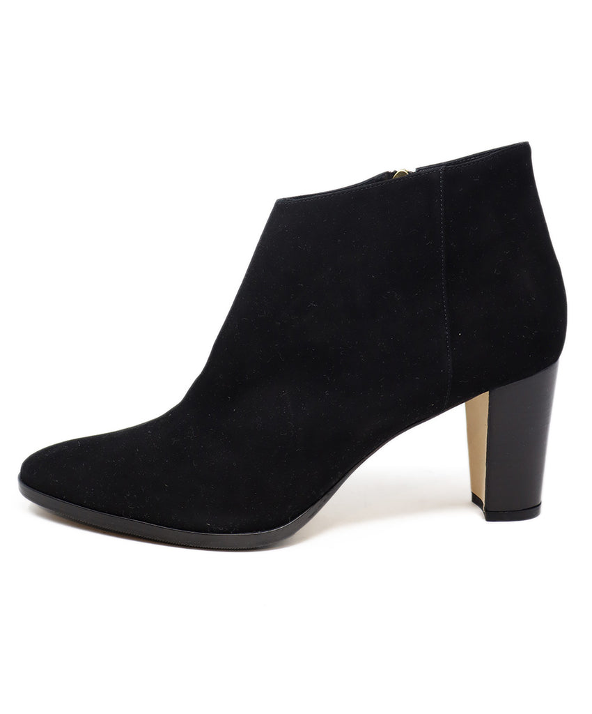 Manolo Blahnik Black Suede Booties sz 10.5 - Michael's Consignment NYC