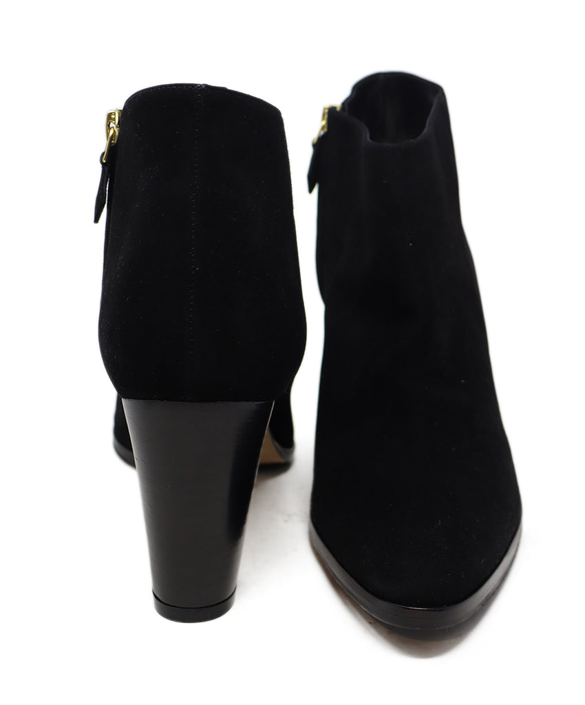 Manolo Blahnik Black Suede Booties sz 10.5 - Michael's Consignment NYC