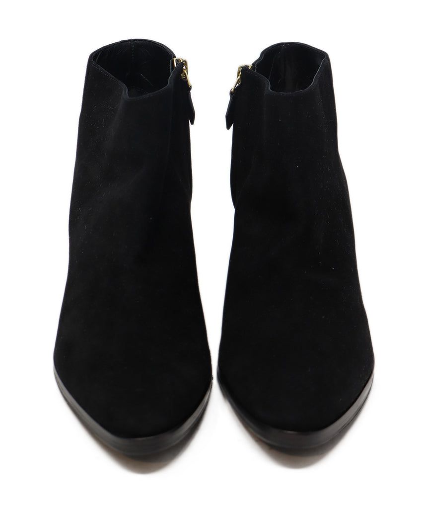 Manolo Blahnik Black Suede Booties sz 10.5 - Michael's Consignment NYC