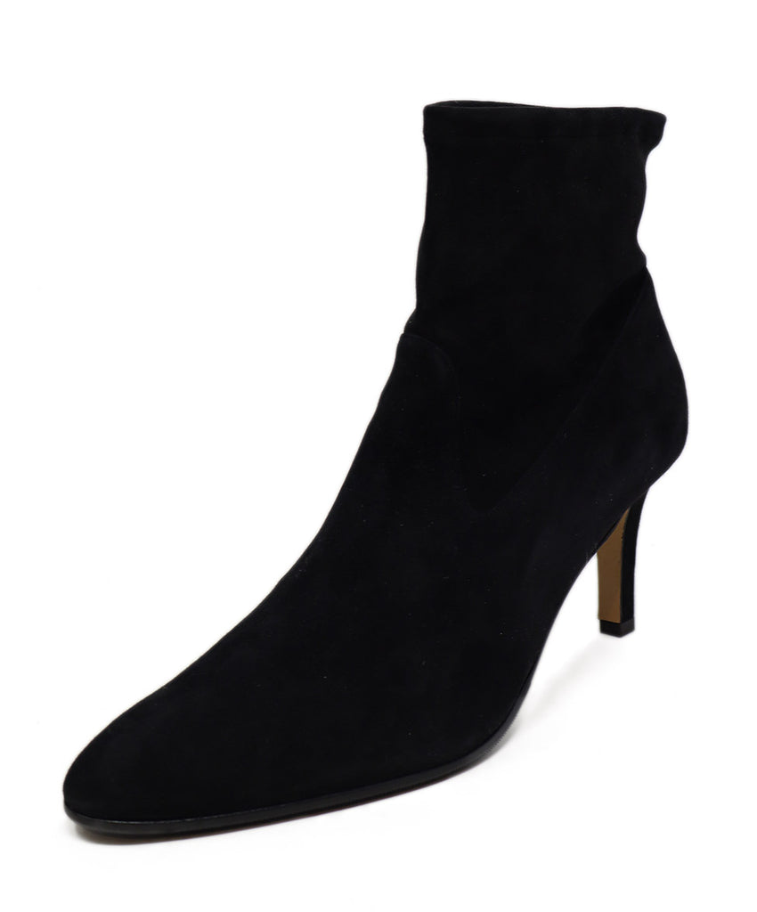 Manolo Blahnik Black Suede Booties sz 11.5 - Michael's Consignment NYC