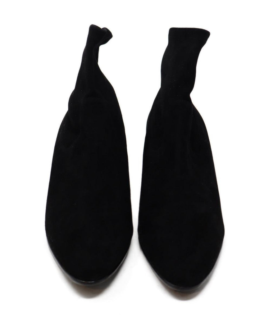 Manolo Blahnik Black Suede Booties sz 11 - Michael's Consignment NYC