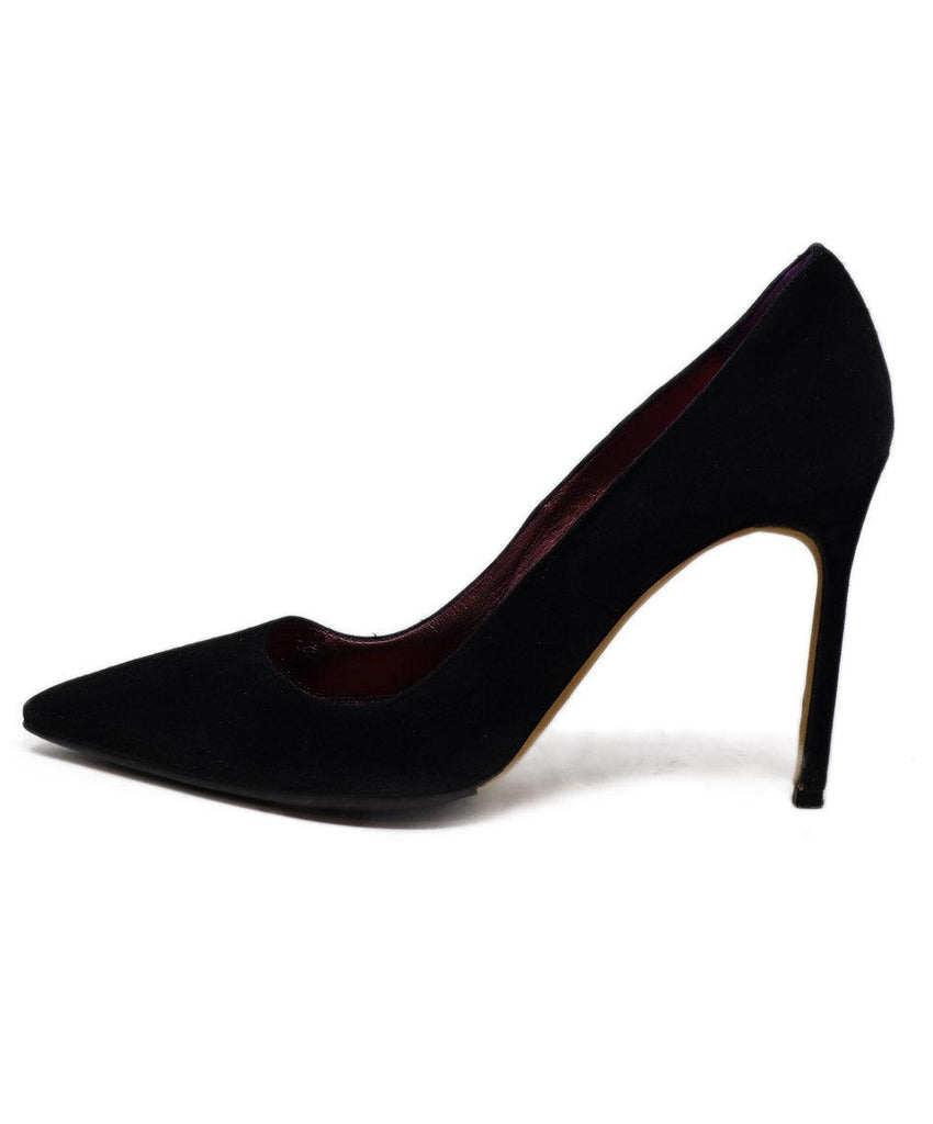 Manolo Blahnik Black Suede Heels sz 9.5 - Michael's Consignment NYC