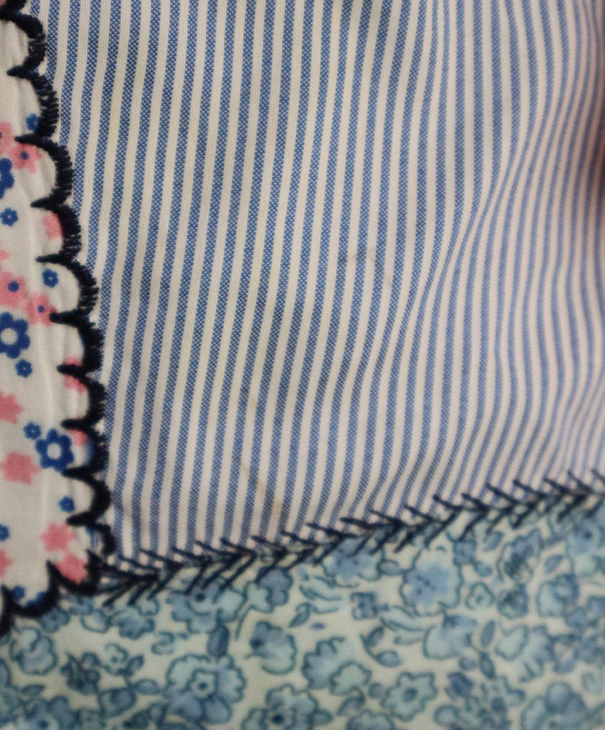 Manoush Blue & Pink Floral Patchwork Dress sz 4 - Michael's Consignment NYC