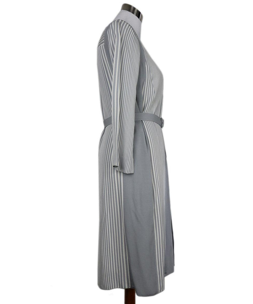 Marc Jacobs Grey & White Striped Dress sz 6 - Michael's Consignment NYC
