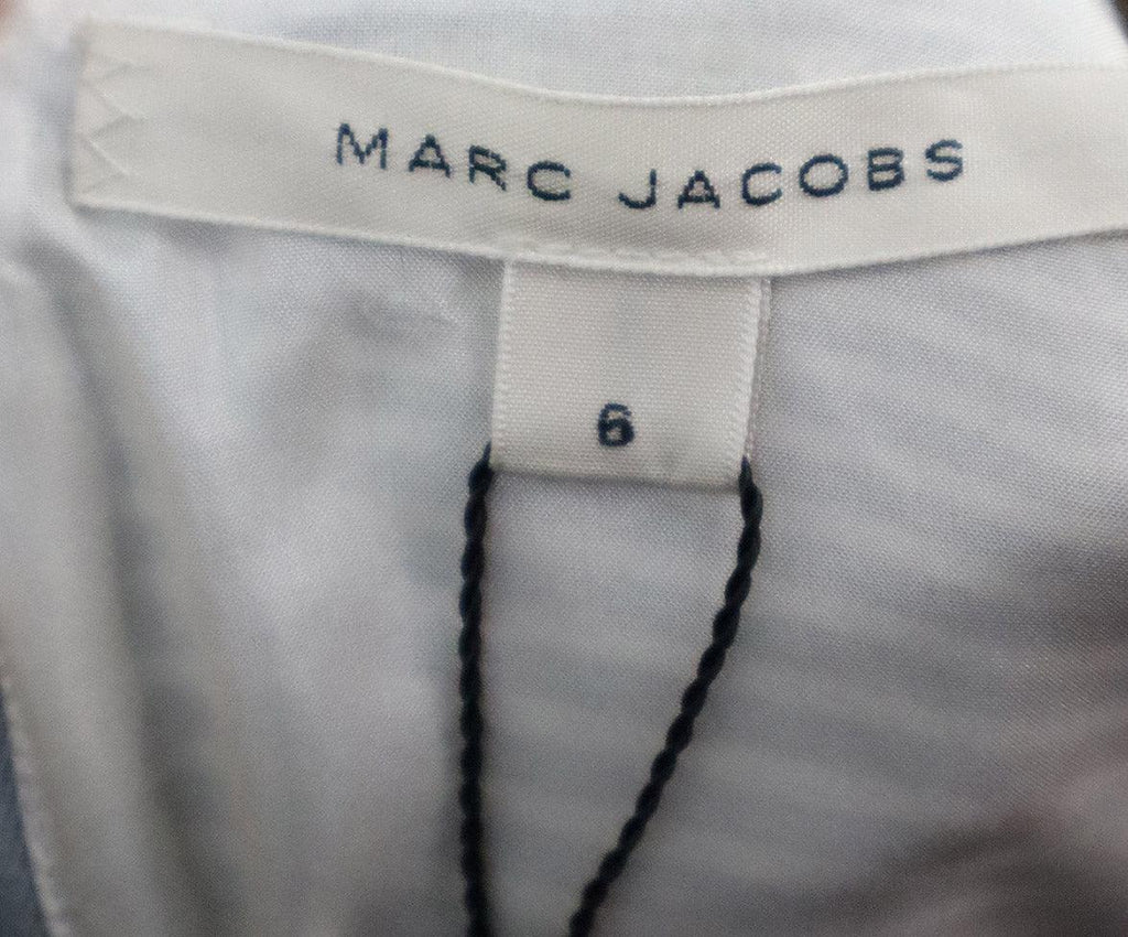 Marc Jacobs Grey & White Striped Dress sz 6 - Michael's Consignment NYC