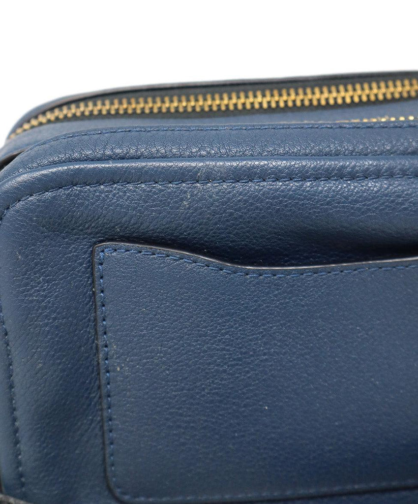 Marc Jacobs Navy Leather Crossbody Bag - Michael's Consignment NYC