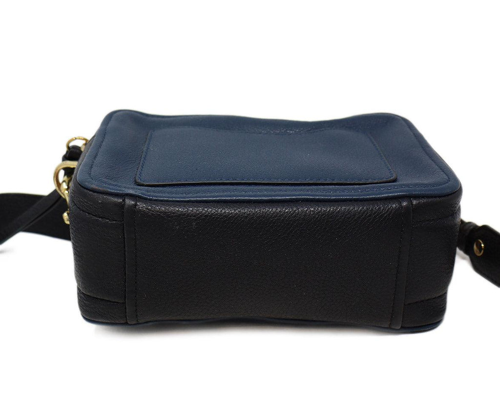 Marc Jacobs Navy Leather Crossbody Bag - Michael's Consignment NYC