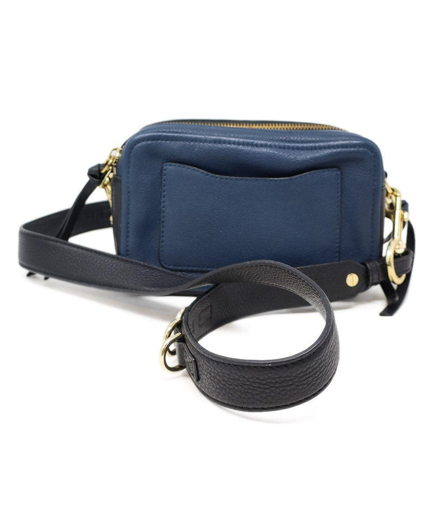 Marc Jacobs Navy Leather Crossbody Bag - Michael's Consignment NYC
