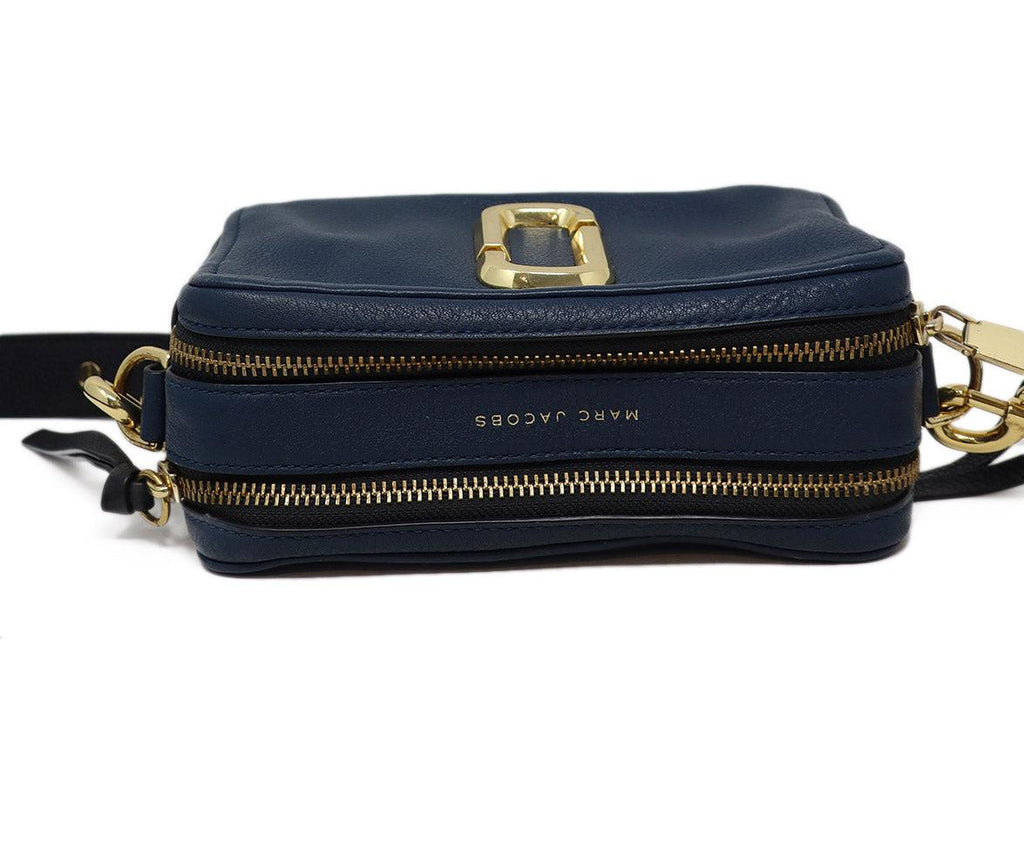 Marc Jacobs Navy Leather Crossbody Bag - Michael's Consignment NYC