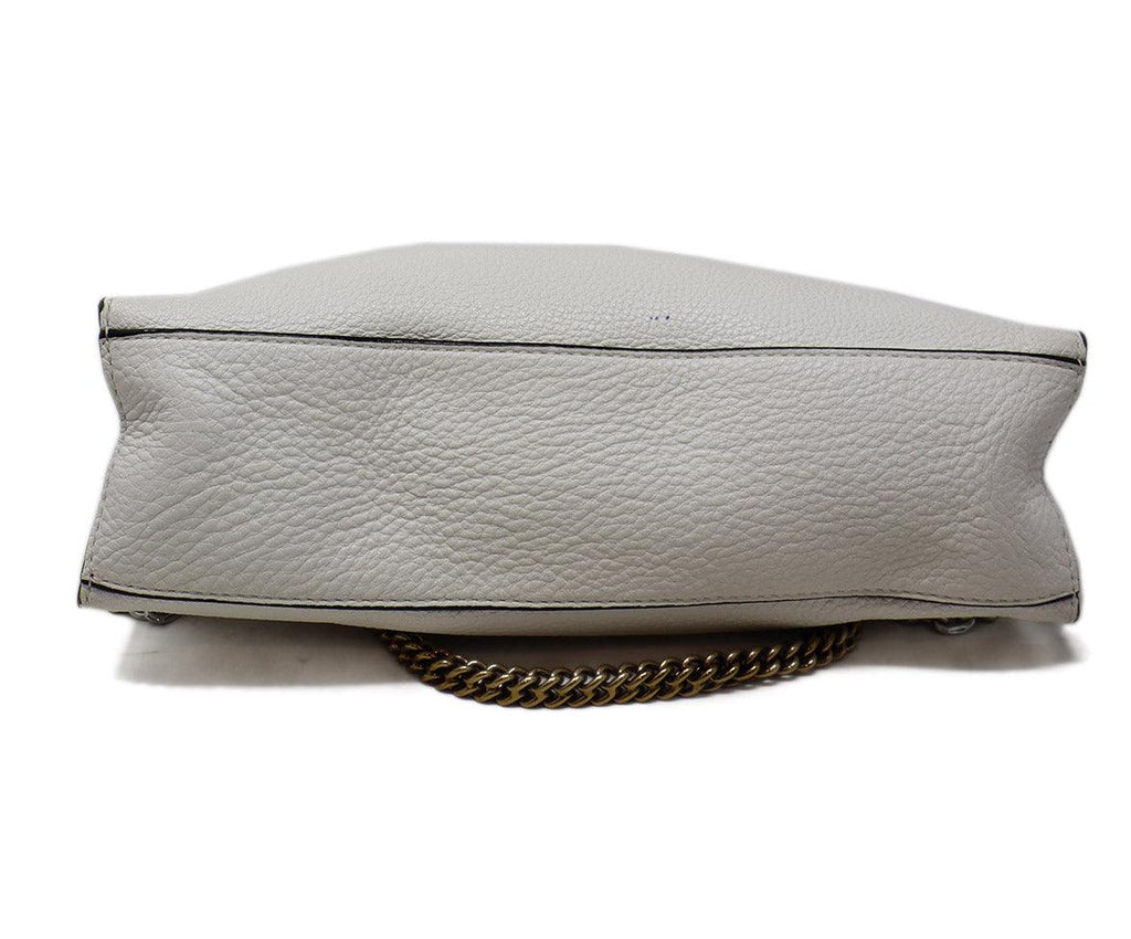 Marc Jacobs White Grained Leather Crossbody - Michael's Consignment NYC