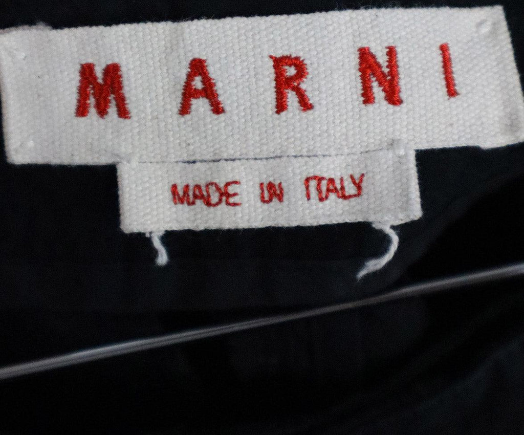 Marni Black Cotton Pants sz 6 - Michael's Consignment NYC