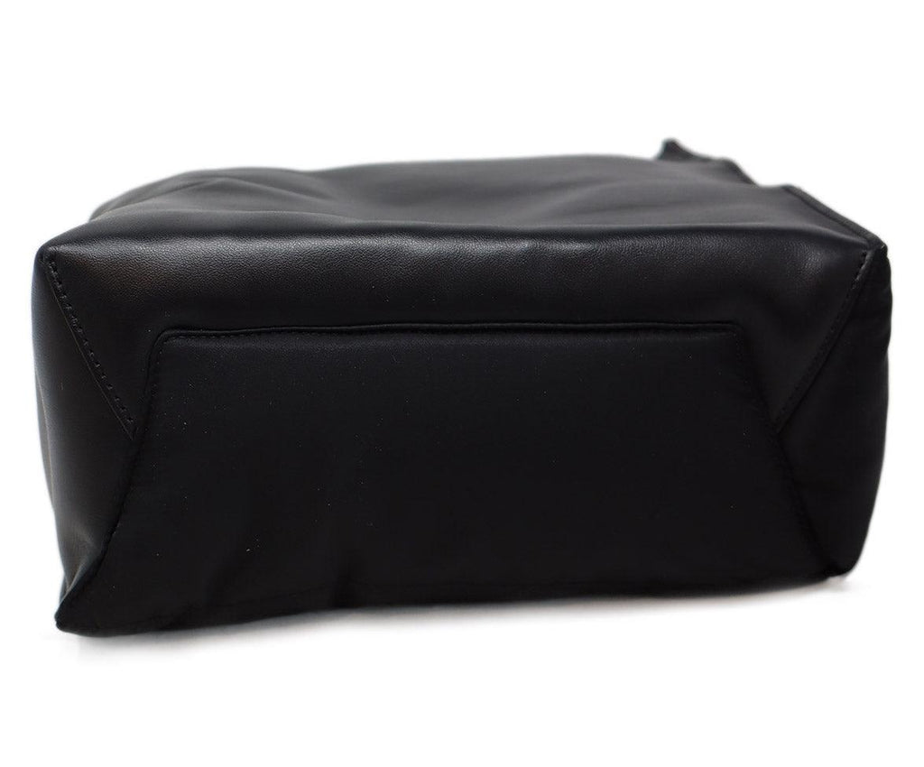 Marni Black Leather & Nylon Museo Soft Tote - Michael's Consignment NYC