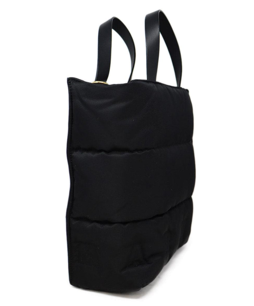 Marni Black Leather & Nylon Museo Soft Tote - Michael's Consignment NYC