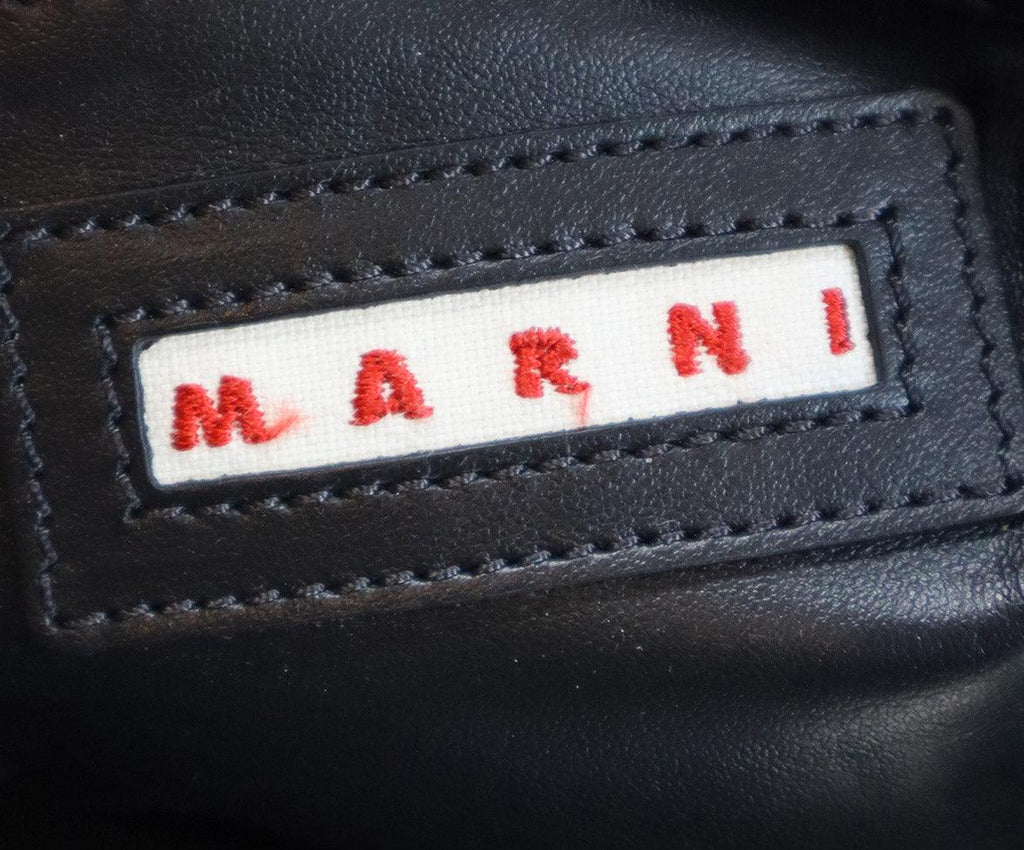 Marni Black Leather & Nylon Museo Soft Tote - Michael's Consignment NYC
