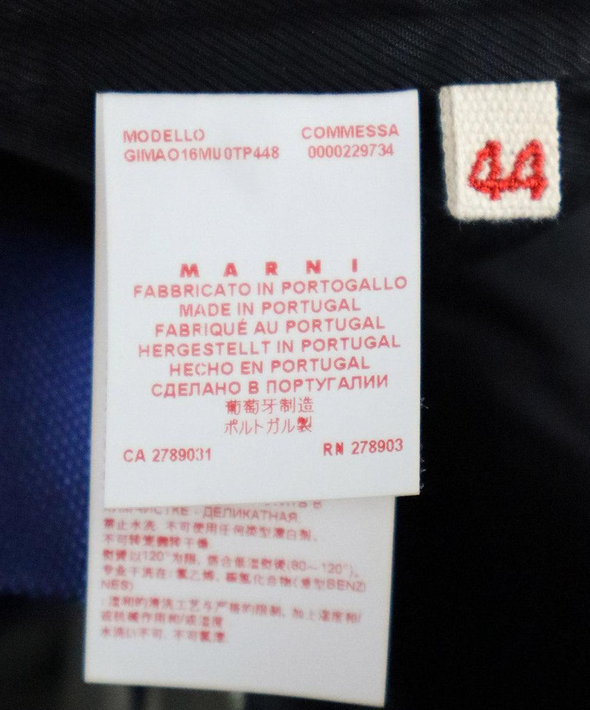Marni Blue & Grey Floral Blazer sz 8 - Michael's Consignment NYC