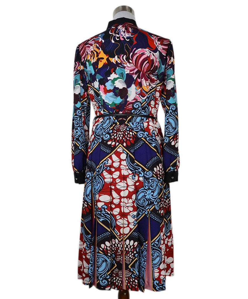 Mary Katrantzou Black & Multicolor Print Dress sz 12 - Michael's Consignment NYC