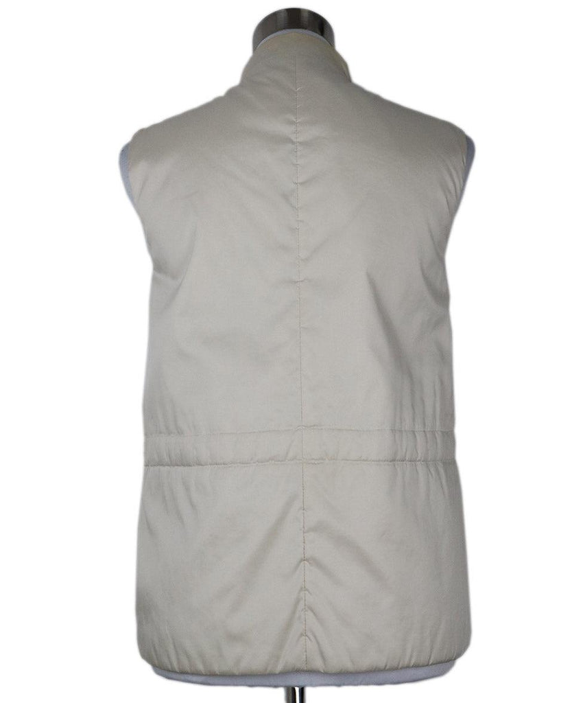 Max Mara Beige Nylon Vest sz 4 - Michael's Consignment NYC
