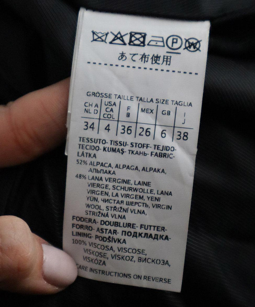 Max Mara Charcoal Alpaca Wool Coat sz 4 - Michael's Consignment NYC