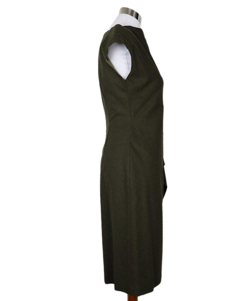 Max Mara Green Wool Dress sz 6 - Michael's Consignment NYC