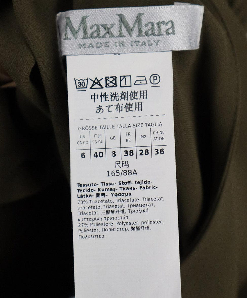 Max Mara Olive Green Jumpsuit sz 6 - Michael's Consignment NYC