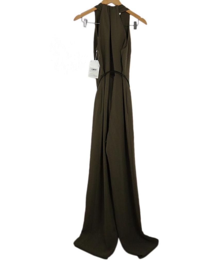 Max Mara Olive Green Jumpsuit sz 6 - Michael's Consignment NYC