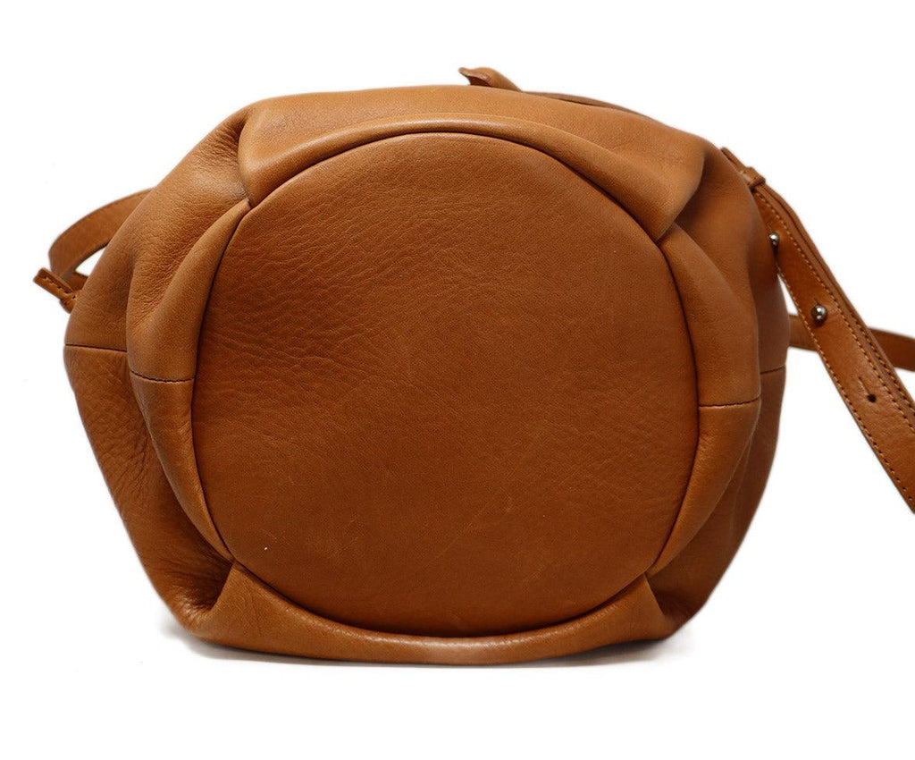 Mecha Mendez Tan Leather Tote - Michael's Consignment NYC