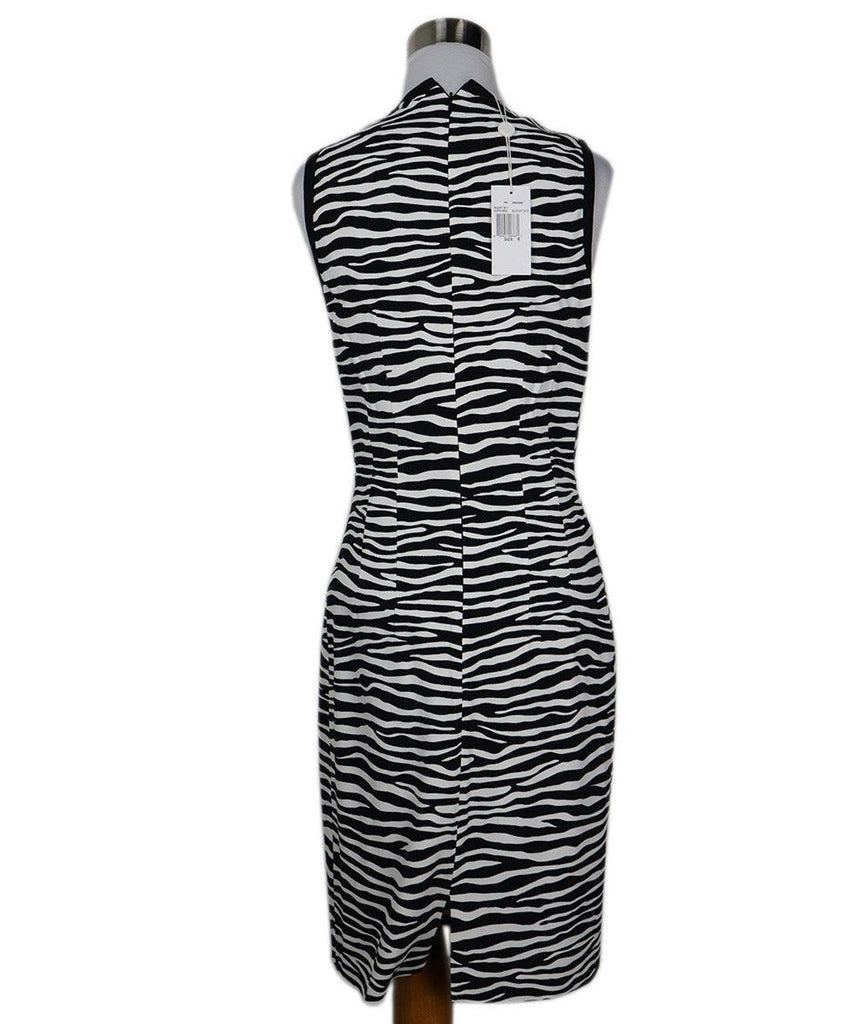 Michael Kors B&W Zebra Print Dress sz 8 - Michael's Consignment NYC