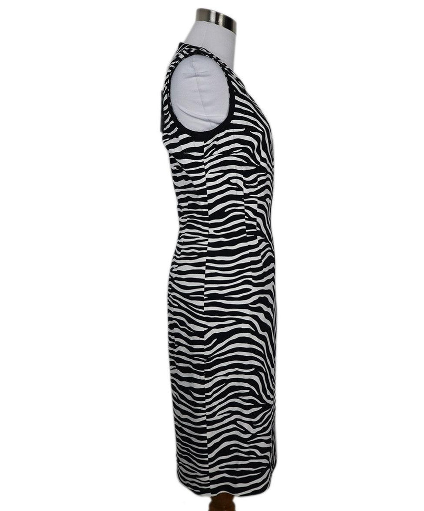 Michael Kors B&W Zebra Print Dress sz 8 - Michael's Consignment NYC