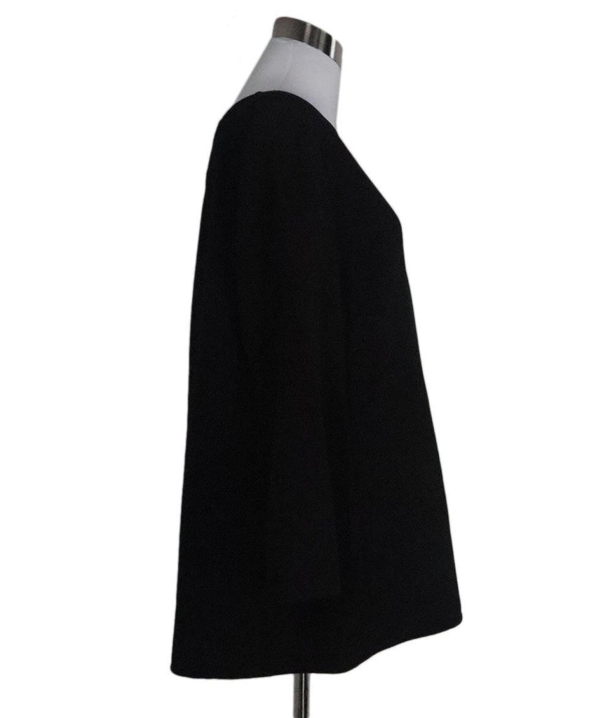 Michael Kors Black Wool Blouse sz 16 - Michael's Consignment NYC