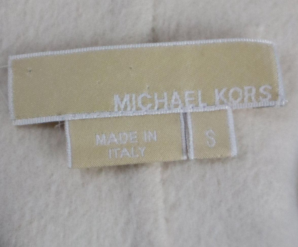 Michael Kors Cream Cashmere Coat sz 4 - Michael's Consignment NYC