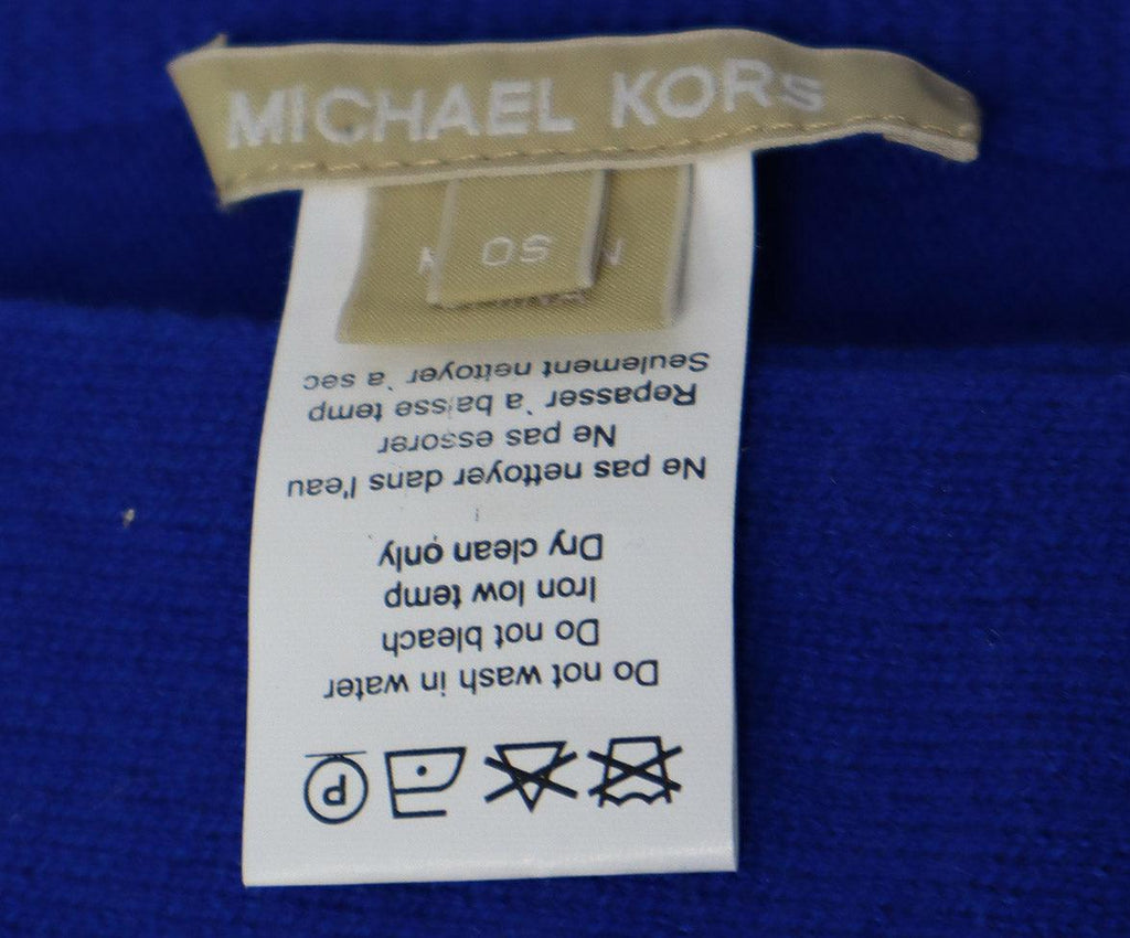 Michael Kors Royal Blue Cashmere Scarf - Michael's Consignment NYC