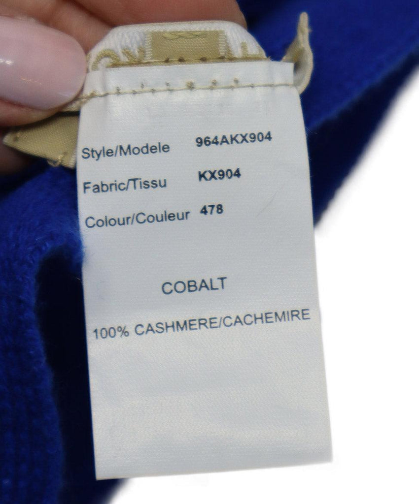 Michael Kors Royal Blue Cashmere Scarf - Michael's Consignment NYC