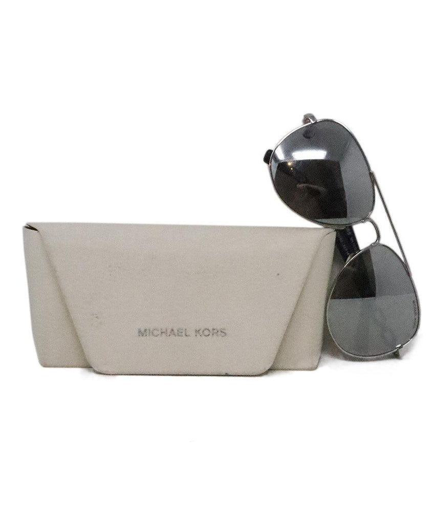 Michael Kors Silver & Black Sunglasses - Michael's Consignment NYC