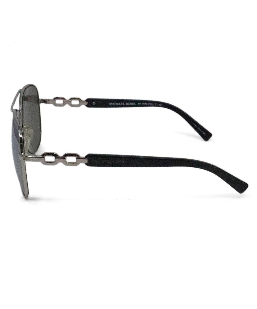 Michael Kors Silver & Black Sunglasses - Michael's Consignment NYC