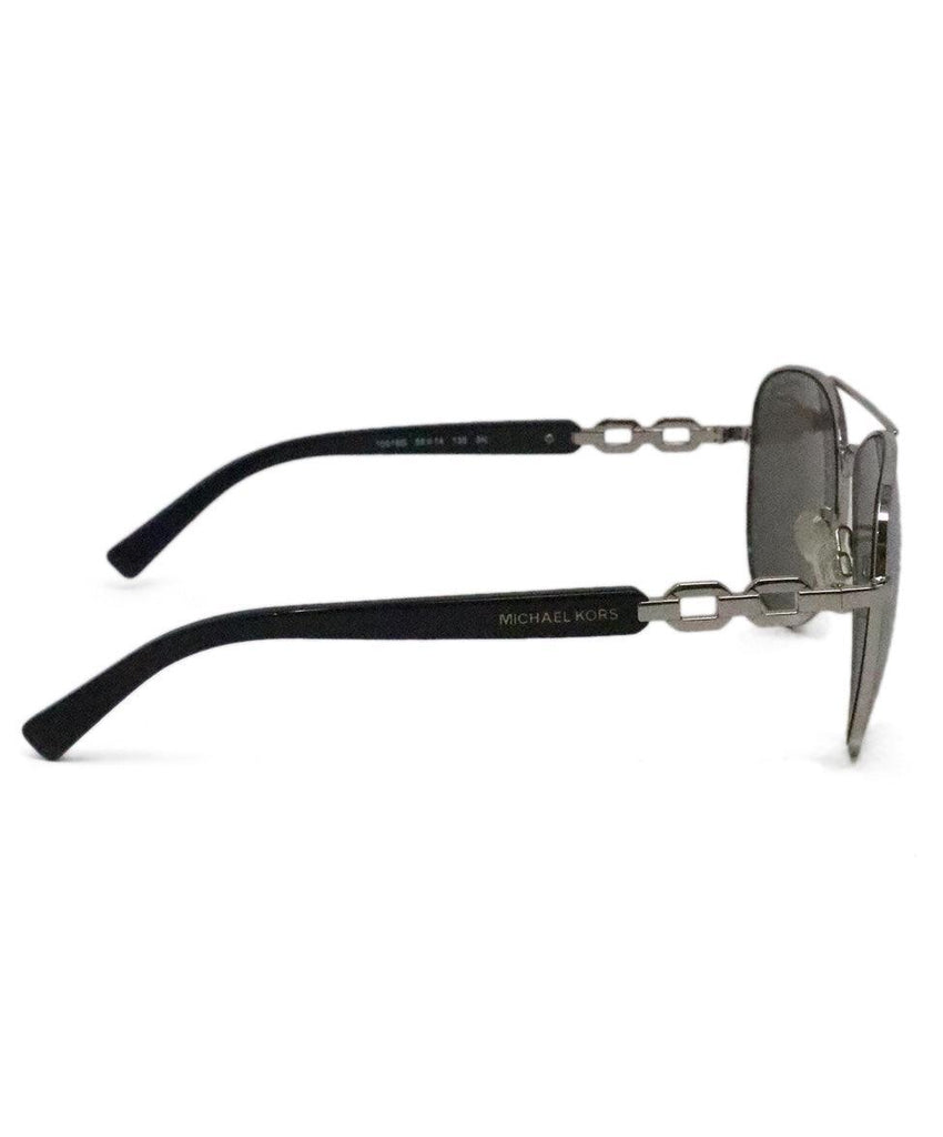 Michael Kors Silver & Black Sunglasses - Michael's Consignment NYC
