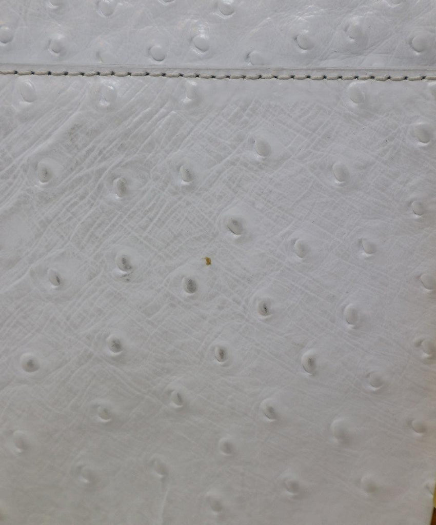 Michael Kors White Pressed Leather Shoulder Bag - Michael's Consignment NYC