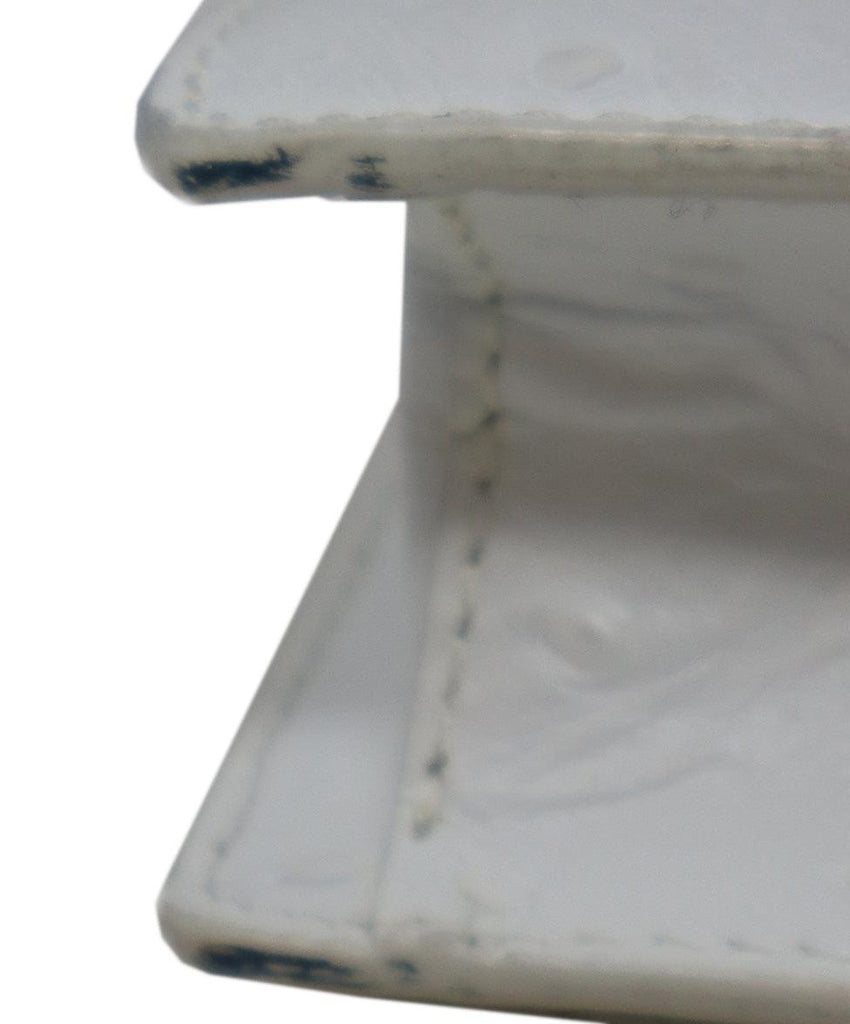 Michael Kors White Pressed Leather Shoulder Bag - Michael's Consignment NYC