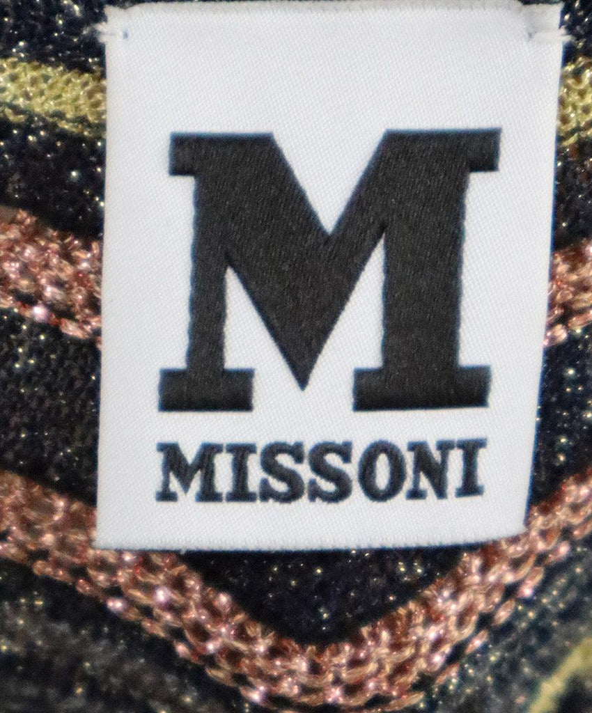 Missoni Black & Multicolor Striped Knit Dress sz 4 - Michael's Consignment NYC